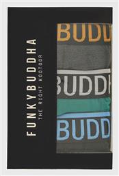 Funky Buddha Ανδρικά Μποξεράκια 3Pack Πολύχρωμα