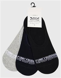 Funky Buddha Ανδρικές Κάλτσες Πολύχρωμες 3Pack