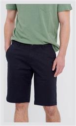 Funky Buddha Ανδρική Βερμούδα Chino Navy Μπλε