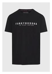 Funky Buddha Ανδρικό T-shirt Κοντομάνικο Μαύρο