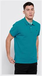 Funky Buddha Ανδρικό T-shirt Polo Emerald