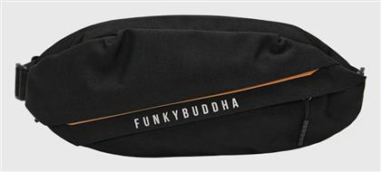 Funky Buddha Ανδρικό Τσαντάκι Μέσης Μαύρο