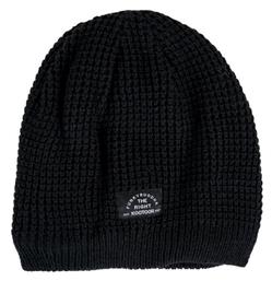 Funky Buddha Beanie Unisex Σκούφος σε Μαύρο χρώμα