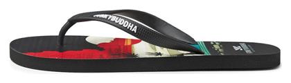 Funky Buddha Flip Flops σε Μαύρο Χρώμα