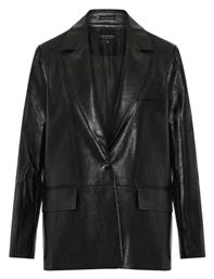 Funky Buddha Γυναικείο Δερμάτινο Σακάκι