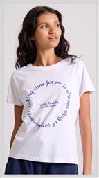 Funky Buddha Γυναικείο T-shirt Λευκό