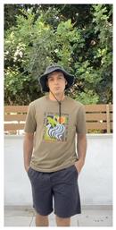 Funky Buddha Υφασμάτινo Καπέλο Γκρι