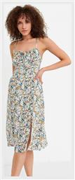 Funky Buddha Midi All Day Φόρεμα με Τιράντα Floral