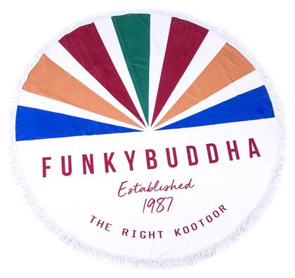 Funky Buddha Multi Πετσέτα Θαλάσσης Στρογγυλή Διαμέτρου 150εκ.