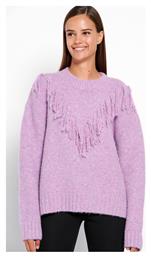 Funky Buddha Πουλόβερ Λιλά FBL008-121-09-LAVENDER-FOG