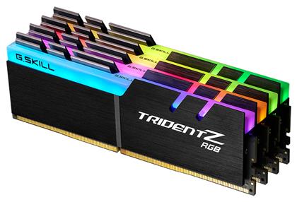 G.Skill Trident Z RGB 32GB DDR4 RAM με 4 Modules (4x8GB) και Ταχύτητα 3600 για Desktop