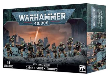 Games Workshop Warhammer 40000 - Astra Militarum: Cadian Shock Troops