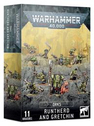 Games Workshop Warhammer Orks: Runtherd and Gretchin Unpainted Figures