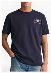 Gant T-shirt Navy Μπλε