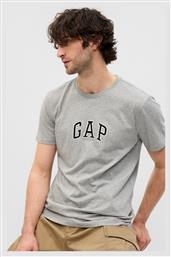 GAP Ανδρικό T-shirt Κοντομάνικο Γκρι