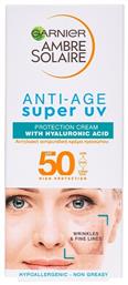Garnier Ambre Solaire Anti-age Super UV SPF50 Αντηλιακή Κρέμα 50ml