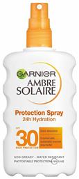 Garnier Ambre Solaire Protection 24h Hydration SPF30 Αντηλιακή Λοσιόν 200ml
