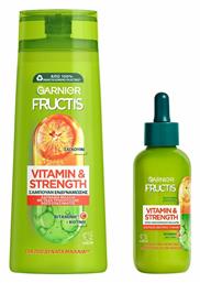 Garnier Fructis Vitamin & Strength Σετ Περιποίησης Μαλλιών με Σαμπουάν 2τμχ από το Pharm24