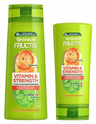 Garnier Fructis Vitamin & Strength Σετ Περιποίησης Μαλλιών με Σαμπουάν 2τμχ