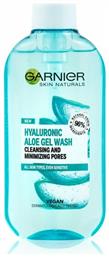 Garnier Gel Καθαρισμού Hyaluronic Aloe Cleansing and Minimizing Pore για Λιπαρές Επιδερμίδες 200ml