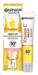 Garnier SkinActive Vitamin C Daily UV Αντηλιακή Κρέμα Προσώπου SPF50 με Χρώμα 40ml