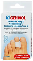 Gehwol Διαχωριστικά Correction Ring G με Gel για τη Σφυροδακτυλία 3τμχ