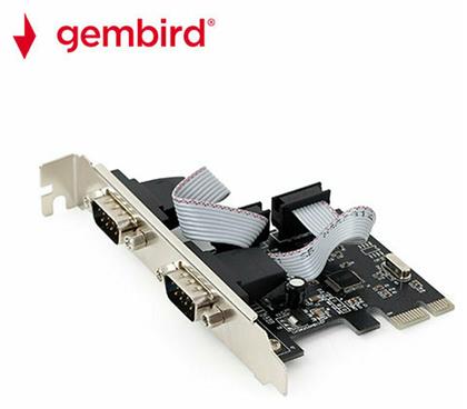 Gembird Κάρτα PCI σε 2 θύρες RS232 DB9 Serial