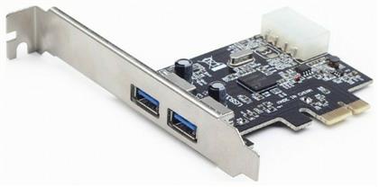 Gembird Κάρτα PCIe σε 2 θύρες USB 3.0