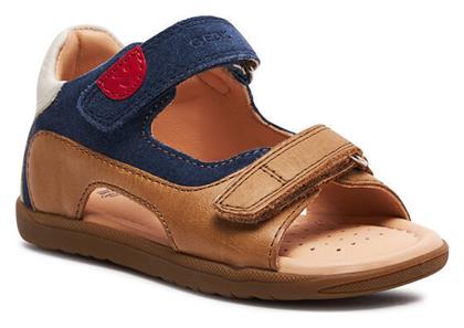 Geox Παιδικά Πέδιλα B Sandal Macchia Καφέ