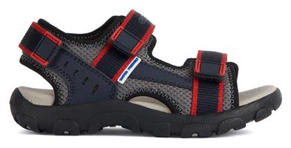 Geox Παιδικά Πέδιλα Strada Ανατομικά Navy Μπλε από το SerafinoShoes