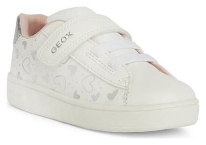 Geox Παιδικά Sneakers Ανατομικά Λευκά