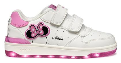 Geox Παιδικά Sneakers Ανατομικά Λευκά