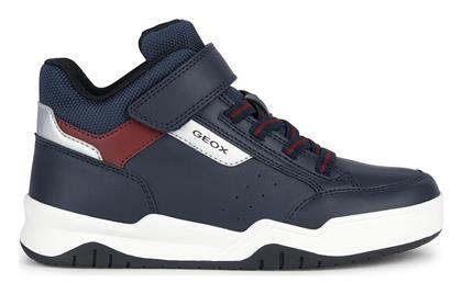 Geox Παιδικά Sneakers High Ανατομικά Navy Μπλε