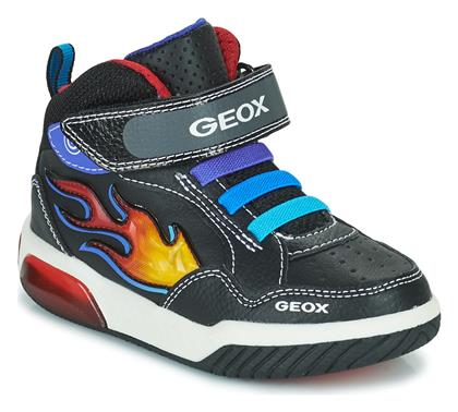 Geox Παιδικά Sneakers High Inek με Φωτάκια Μπλε από το SerafinoShoes