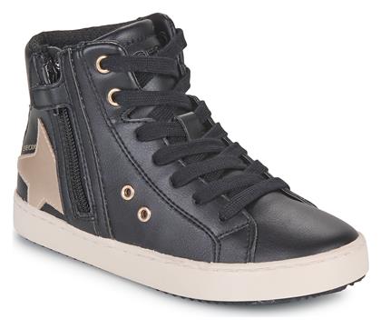 Geox Παιδικά Sneakers High Μαύρα