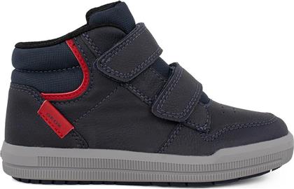 Geox Παιδικά Sneakers High με Σκρατς Navy Μπλε