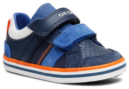 Geox Παιδικά Sneakers Kilwi Ανατομικά με Σκρατς για Αγόρι Navy Μπλε από το Modivo