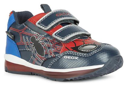 Geox Παιδικά Sneakers με Σκρατς Μαύρα από το SerafinoShoes