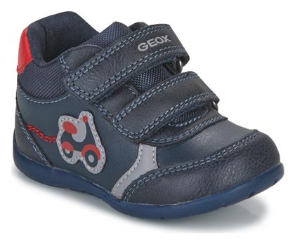 Geox Παιδικά Sneakers με Σκρατς Navy Μπλε από το Dpam