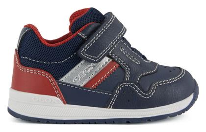 Geox Παιδικά Sneakers Rishon Ανατομικά με Σκρατς για Αγόρι Navy Μπλε από το Modivo