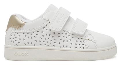 Geox Sneaker J Eclyper Ανατομικά Λευκά