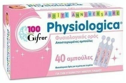 Gifrer Physiologica Αμπούλες Φυσιολογικού Ορού για Βρέφη και Παιδιά 40x5ml από το Pharm24