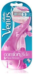 Gillette Venus Comfortglide Ξυραφάκι Σώματος με Ανταλλακτική Κεφαλή 3 Λεπίδων & Λιπαντική Ταινία Spa Breeze από το e-Fresh