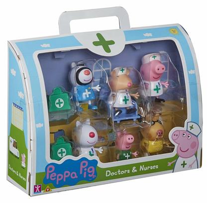 Giochi Preziosi Παιχνίδι Μινιατούρα Peppa Pig Σετ Γιατροί για 3+ Ετών 5εκ.