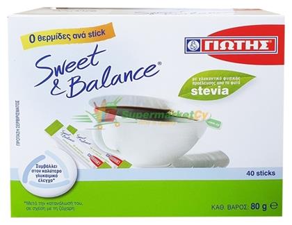 Γιώτης Γλυκαντικό Sweet & Balance 40 Sticks