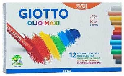 Giotto Λαδοπαστέλ Olio Maxi 12 Χρωμάτων από το Moustakas Toys