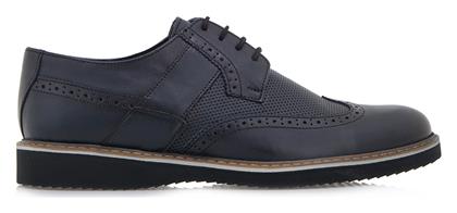 GIOVANNI MORELLI OXFORDS Q537B4342052 - ΜΠΛΕ ΔΕΡΜΑ 1434-NAVY BLUE LEATHER