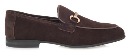 Giovanni Morelli Suede Ανδρικά Loafers σε Καφέ Χρώμα