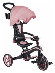 Globber Παιδικό Τρίκυκλο Ποδήλατο Explorer Trike 4in1 Πτυσσόμενο, Μετατρεπόμενο με Χειρολαβή Γονέα & Σκίαστρο για 10+ Μηνών