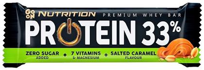 Go On Nutrition Premium Whey Μπάρα με 33% Πρωτεΐνη & Γεύση Salted Caramel 50gr από το Panora